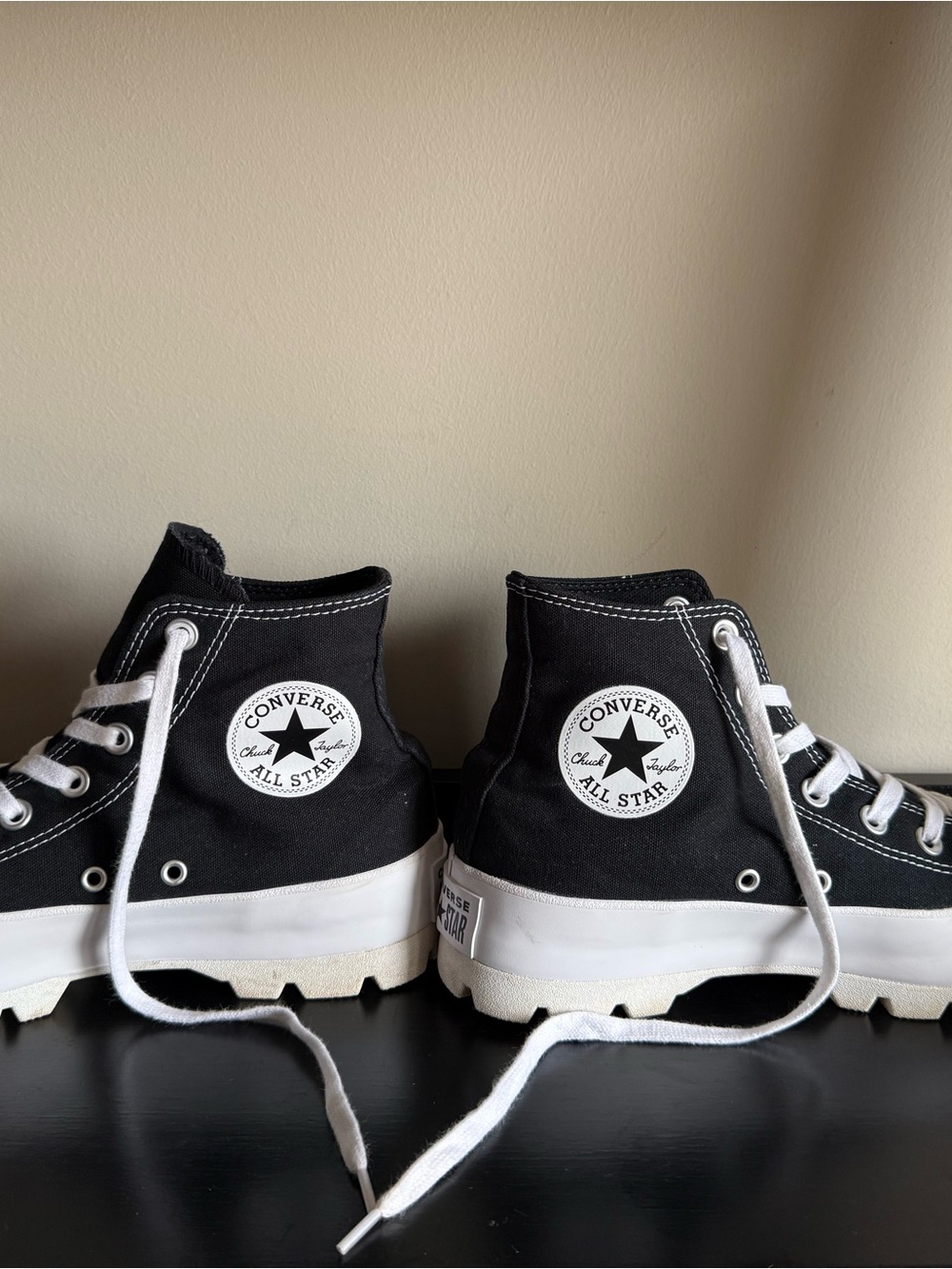 Converse Chuck Taylor All Star Lugged Platform High Top Black Women’s 8